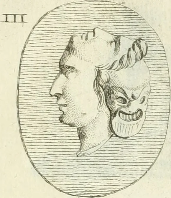 An illustration from Recueil d'antiquités egyptiennes, etrusques, grecques et romaines, 1756, leaf 626