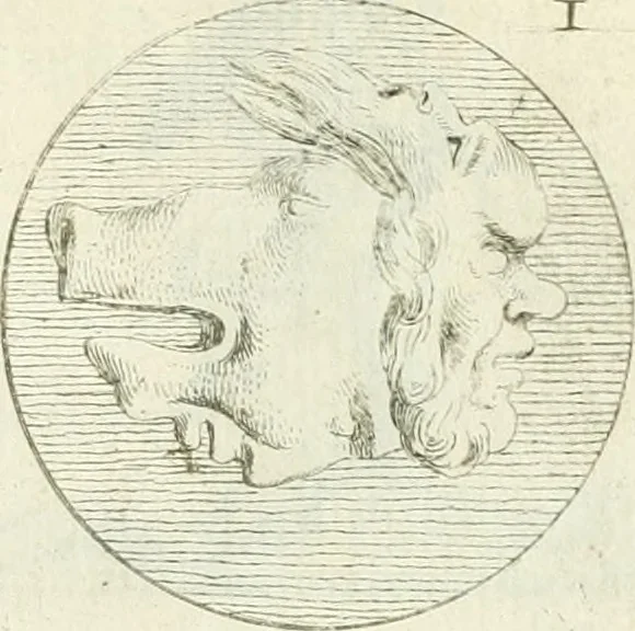 An illustration from Recueil d'antiquités egyptiennes, etrusques, grecques et romaines, 1756, leaf 626