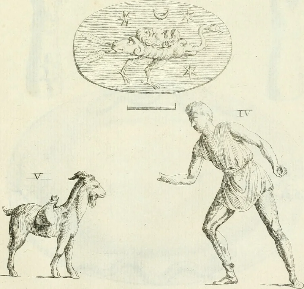 An illustration from Recueil d'antiquités egyptiennes, etrusques, grecques et romaines, 1756, leaf 626