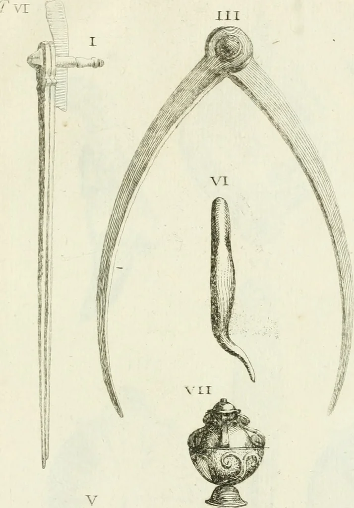 An illustration from Recueil d'antiquités egyptiennes, etrusques, grecques et romaines, 1756, leaf 640
