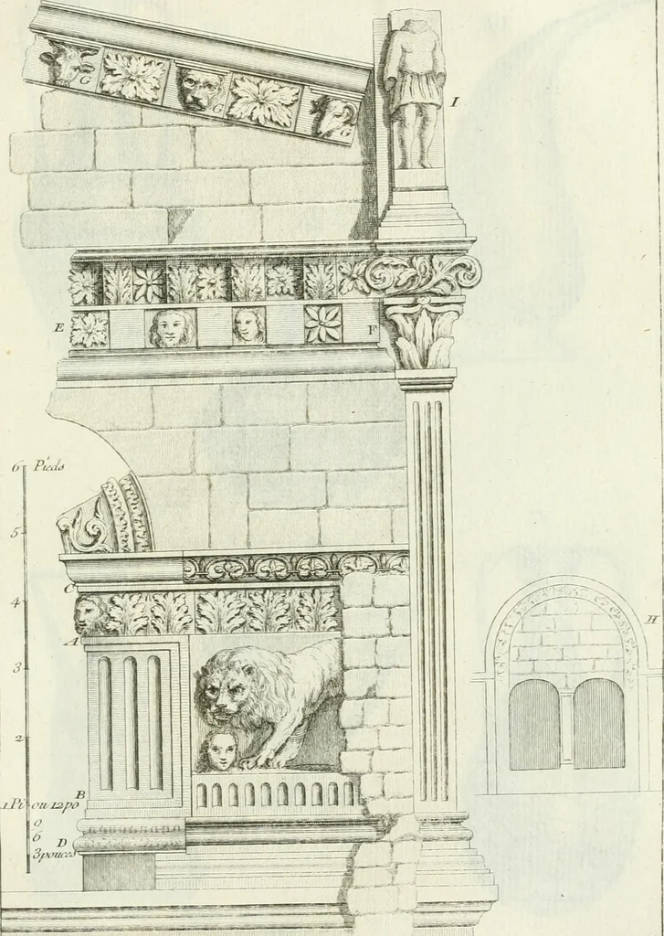An illustration from Recueil d'antiquités egyptiennes, etrusques, grecques et romaines, 1756, leaf 652
