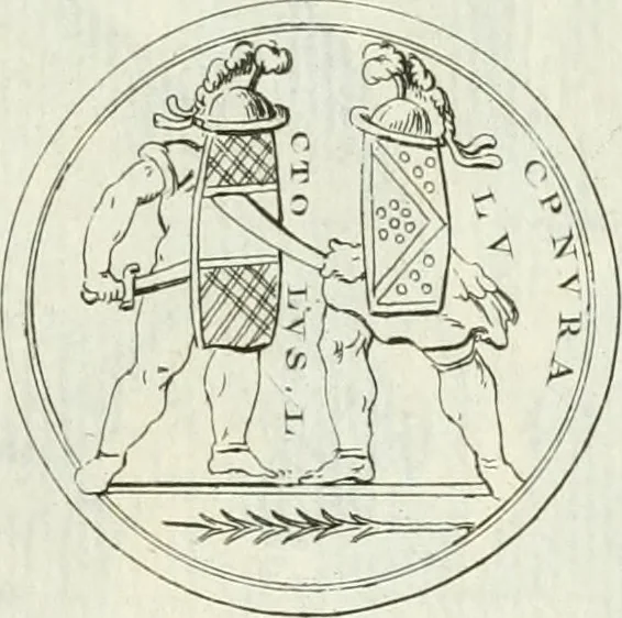 An illustration from Recueil d'antiquités egyptiennes, etrusques, grecques et romaines, 1756, leaf 656