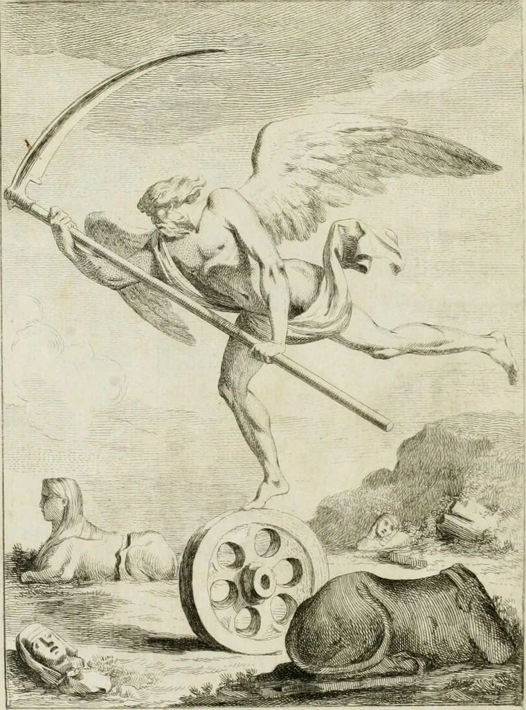 An illustration from Recueil d'antiquités egyptiennes, etrusques, grecques et romaines, 1756, leaf 7