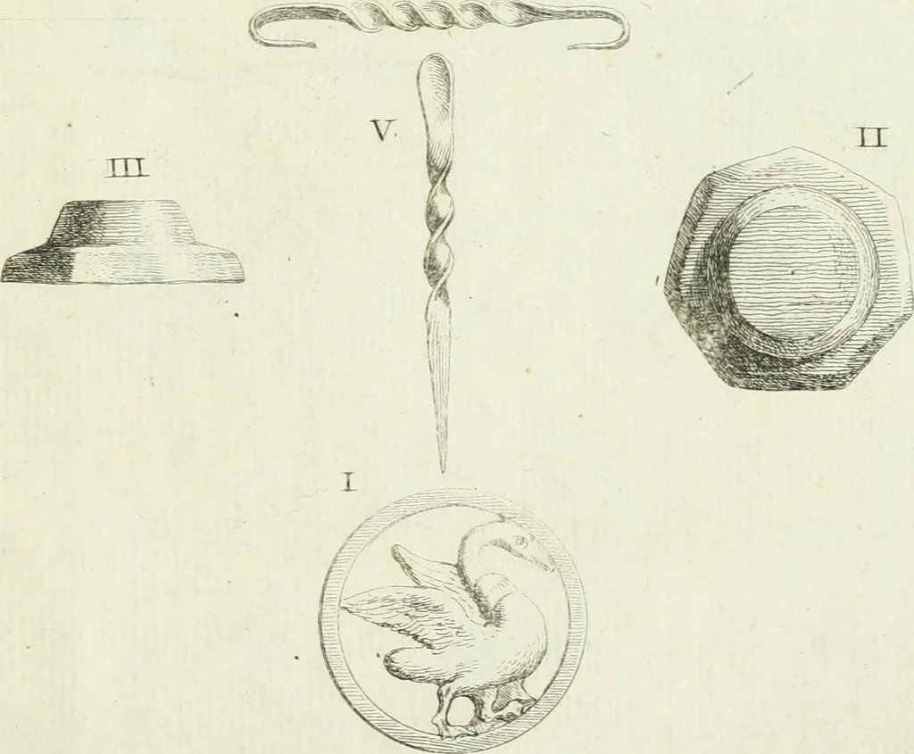 An illustration from Recueil d'antiquités egyptiennes, etrusques, grecques et romaines, 1756, leaf 702