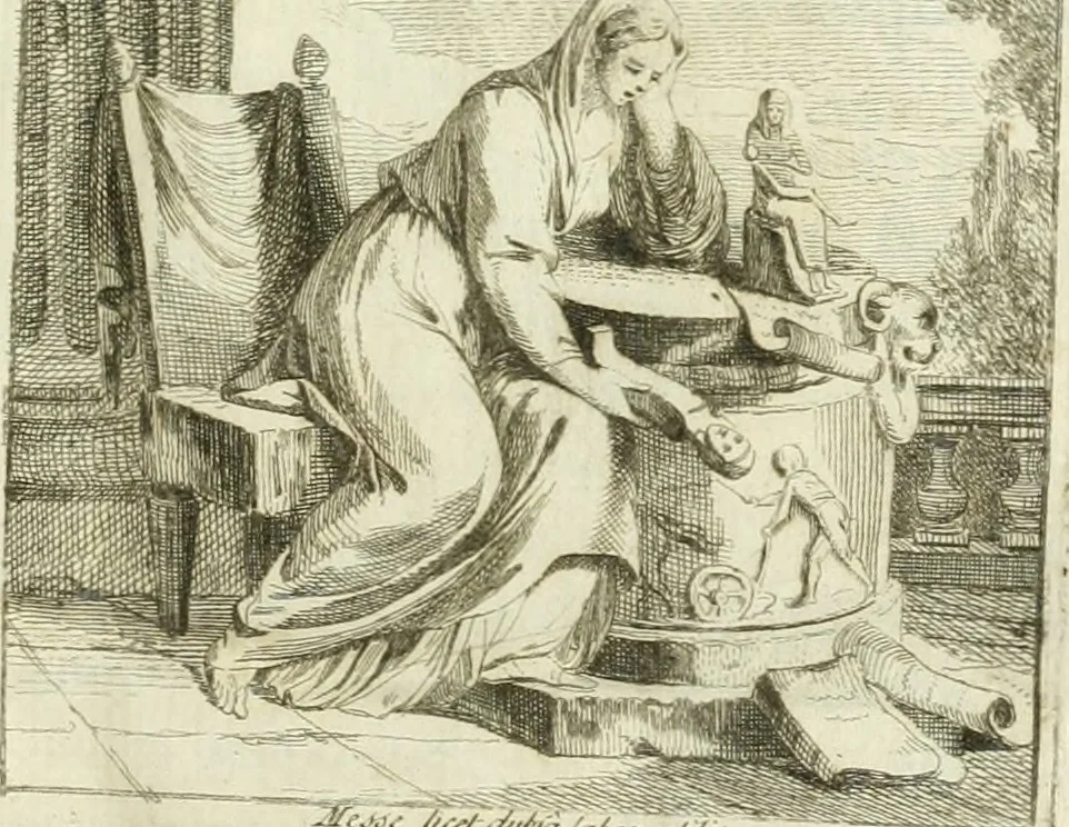 An illustration from Recueil d'antiquités egyptiennes, etrusques, grecques et romaines, 1756, leaf 8