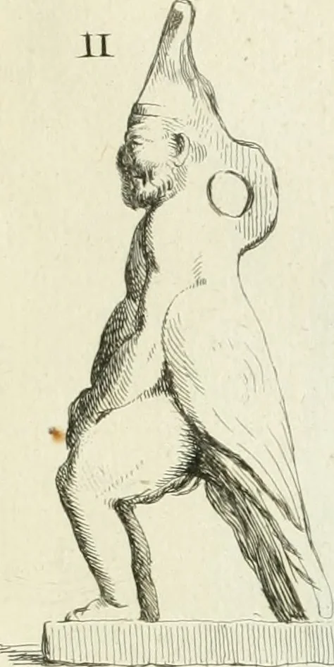 An illustration from Recueil d'antiquités egyptiennes, etrusques, grecques et romaines, 1756, leaf 382
