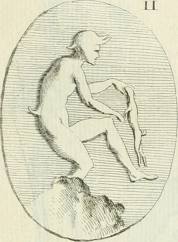 An illustration from Recueil d'antiquités egyptiennes, etrusques, grecques et romaines, 1756, leaf 414
