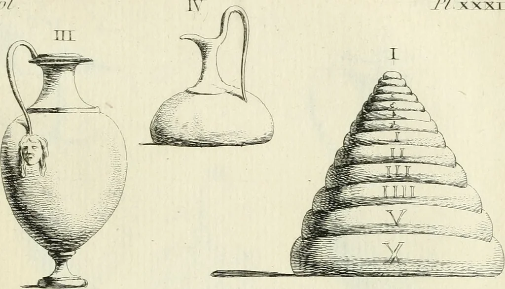 An illustration from Recueil d'antiquités egyptiennes, etrusques, grecques et romaines, 1756, leaf 434