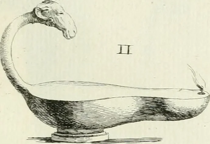 An illustration from Recueil d'antiquités egyptiennes, etrusques, grecques et romaines, 1756, leaf 442