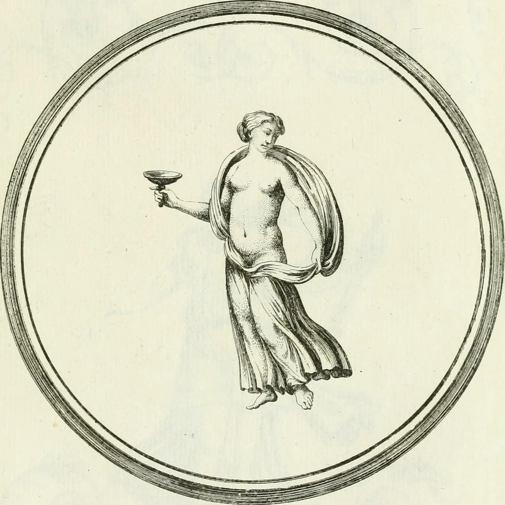 An illustration from Recueil d'antiquités egyptiennes, etrusques, grecques et romaines, 1756, leaf 450