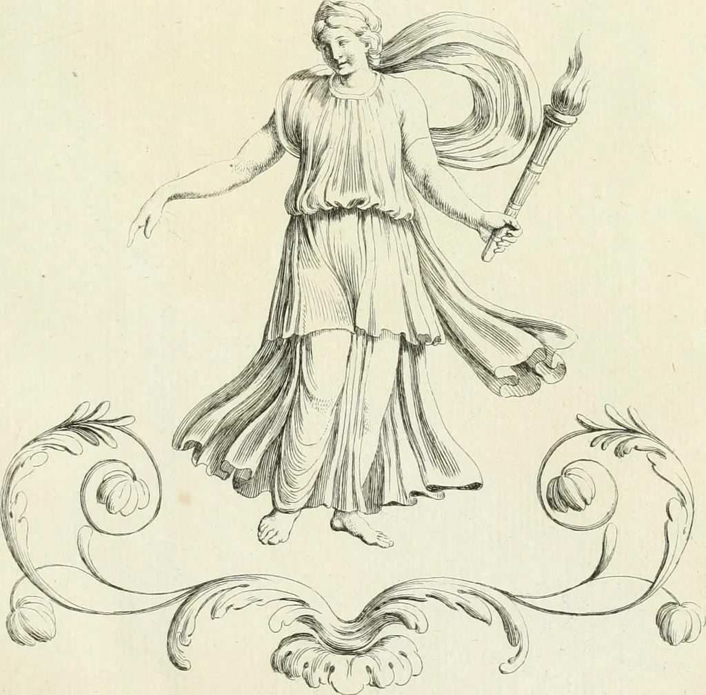 An illustration from Recueil d'antiquités egyptiennes, etrusques, grecques et romaines, 1756, leaf 452