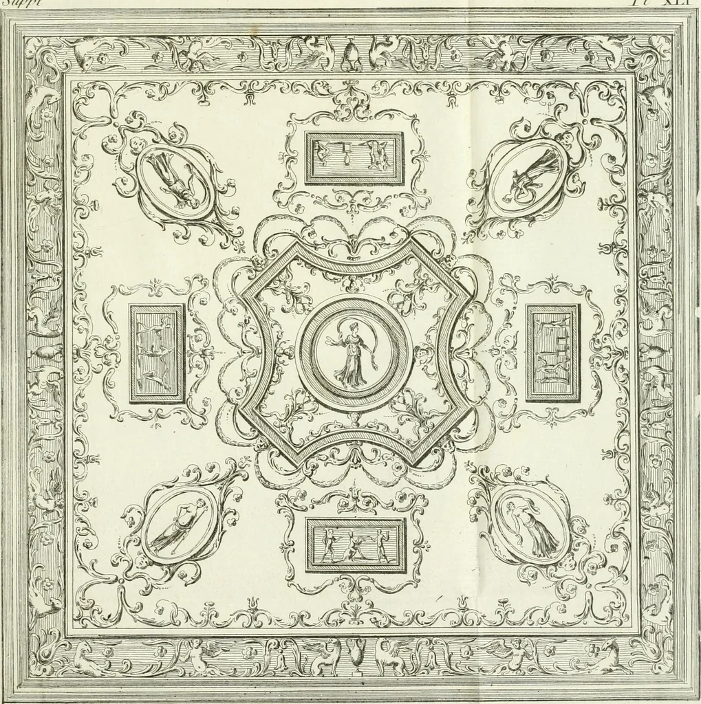 An illustration from Recueil d'antiquités egyptiennes, etrusques, grecques et romaines, 1756, leaf 454