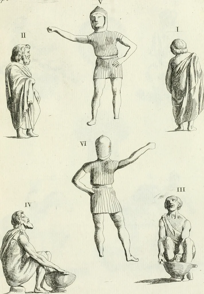 An illustration from Recueil d'antiquités egyptiennes, etrusques, grecques et romaines, 1756, leaf 466