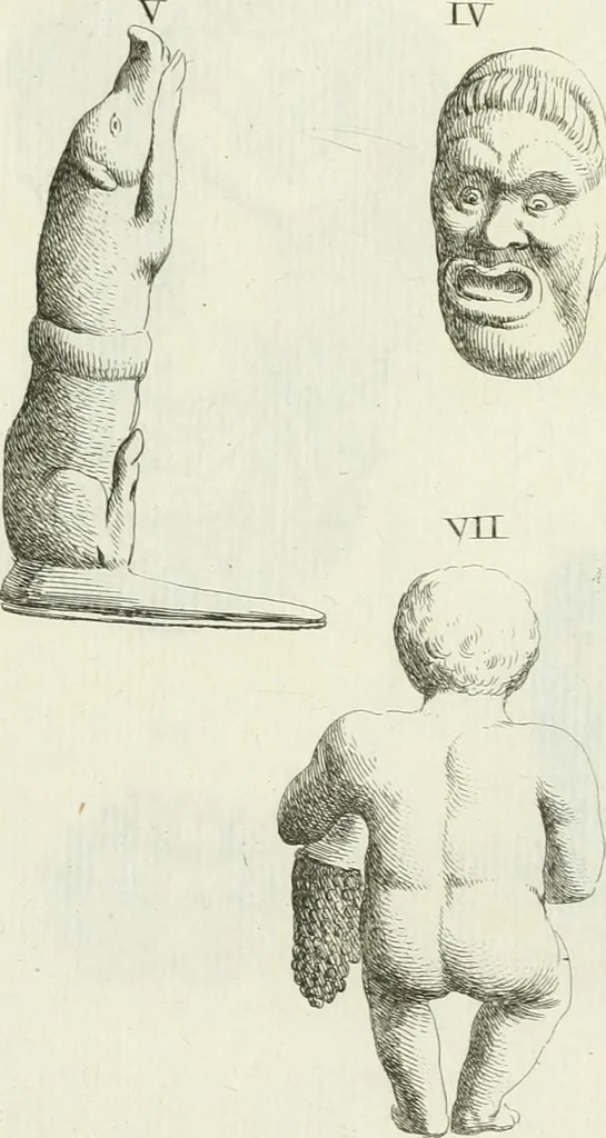 An illustration from Recueil d'antiquités egyptiennes, etrusques, grecques et romaines, 1756, leaf 470