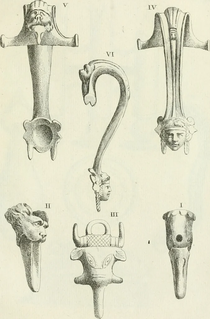 An illustration from Recueil d'antiquités egyptiennes, etrusques, grecques et romaines, 1756, leaf 488