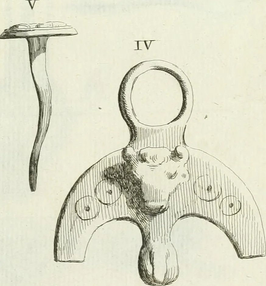 An illustration from Recueil d'antiquités egyptiennes, etrusques, grecques et romaines, 1756, leaf 492
