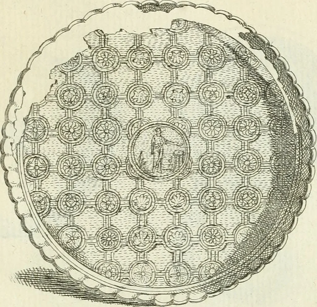 An illustration from Recueil d'antiquités egyptiennes, etrusques, grecques et romaines, 1756, leaf 508