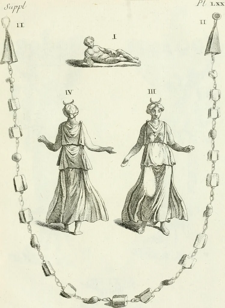 An illustration from Recueil d'antiquités egyptiennes, etrusques, grecques et romaines, 1756, leaf 512
