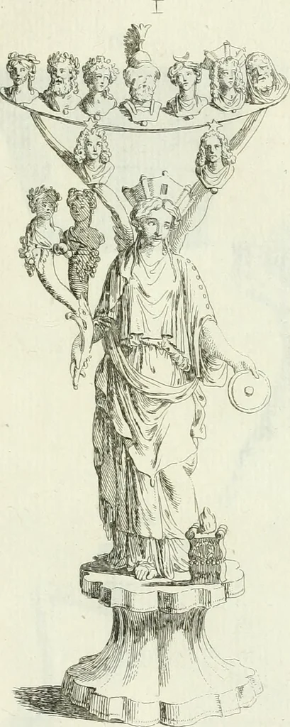 An illustration from Recueil d'antiquités egyptiennes, etrusques, grecques et romaines, 1756, leaf 514