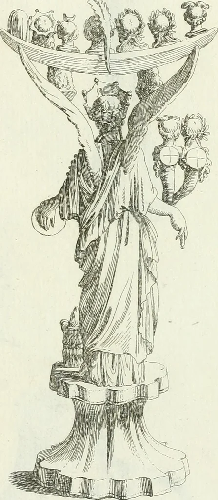 An illustration from Recueil d'antiquités egyptiennes, etrusques, grecques et romaines, 1756, leaf 514