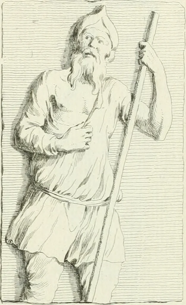 An illustration from Recueil d'antiquités egyptiennes, etrusques, grecques et romaines, 1756, leaf 538
