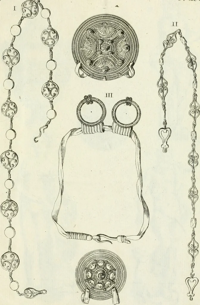 An illustration from Recueil d'antiquités egyptiennes, etrusques, grecques et romaines, 1756, leaf 564