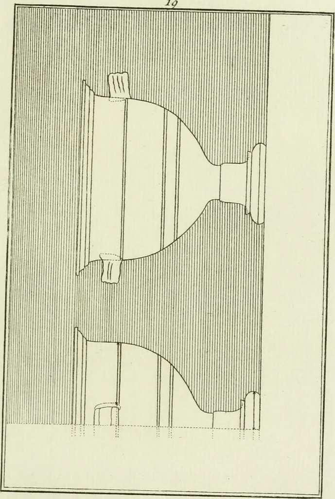 An illustration from Antiquités étrusques, grecques et romaines : ou les beaux vases étrusques, grecs et romains, et les peintures rendues avec les couleurs qui leur sont propres, 1787, leaf 154