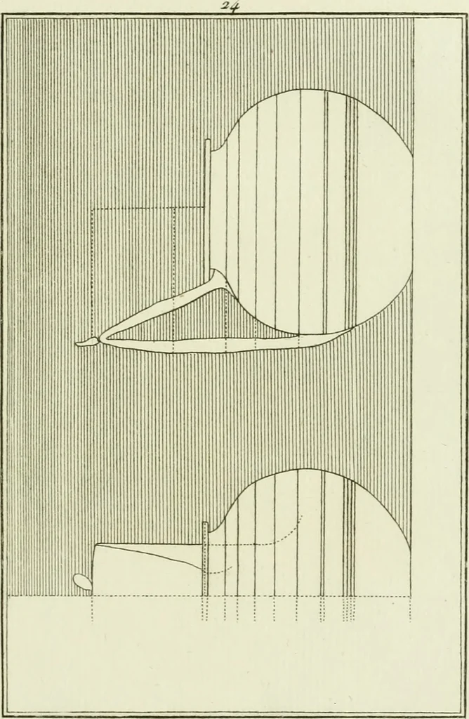 An illustration from Antiquités étrusques, grecques et romaines : ou les beaux vases étrusques, grecs et romains, et les peintures rendues avec les couleurs qui leur sont propres, 1787, leaf 164