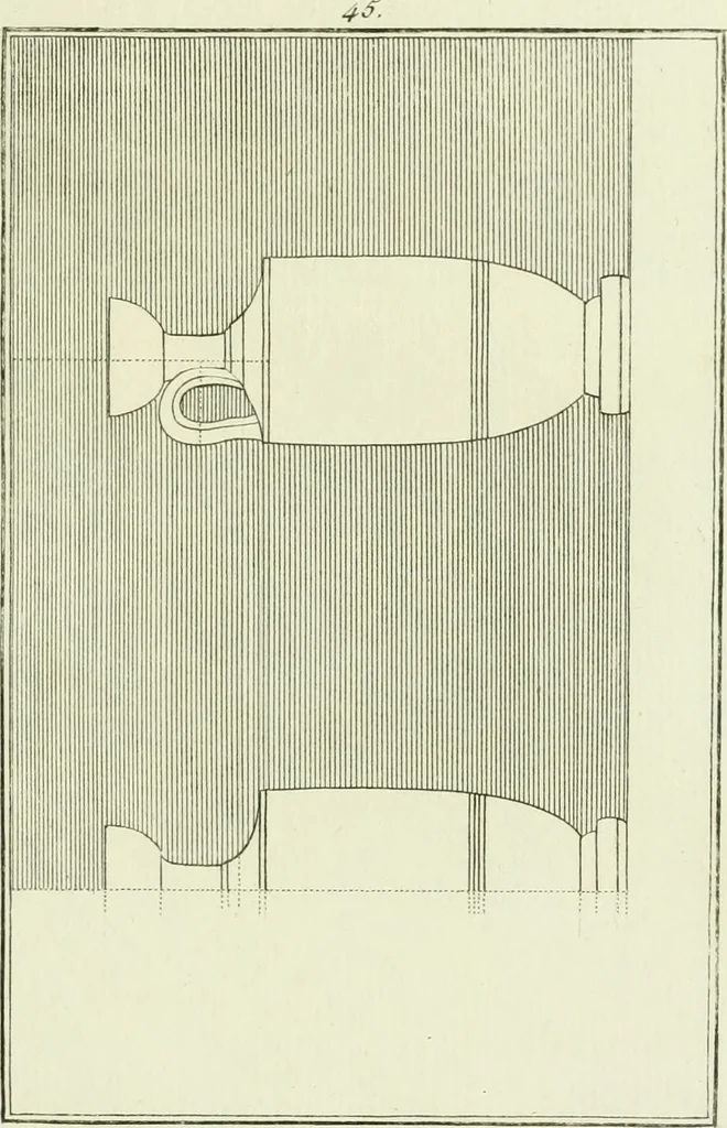 An illustration from Antiquités étrusques, grecques et romaines : ou les beaux vases étrusques, grecs et romains, et les peintures rendues avec les couleurs qui leur sont propres, 1787, leaf 204