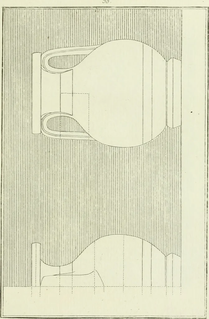 An illustration from Antiquités étrusques, grecques et romaines : ou les beaux vases étrusques, grecs et romains, et les peintures rendues avec les couleurs qui leur sont propres, 1787, leaf 214