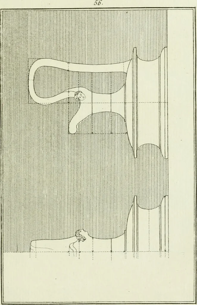 An illustration from Antiquités étrusques, grecques et romaines : ou les beaux vases étrusques, grecs et romains, et les peintures rendues avec les couleurs qui leur sont propres, 1787, leaf 226