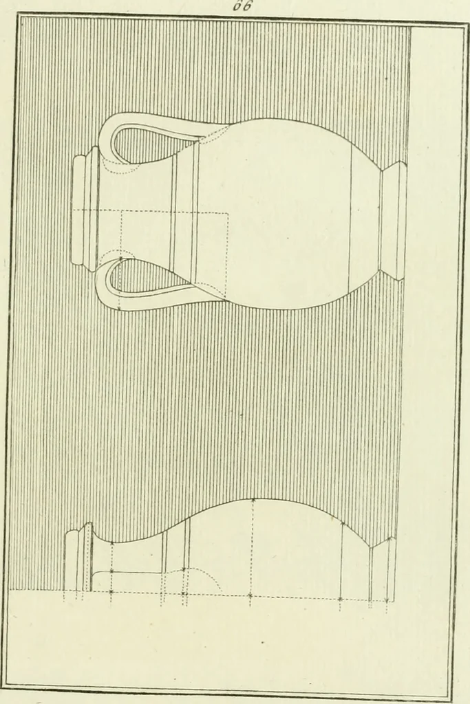 An illustration from Antiquités étrusques, grecques et romaines : ou les beaux vases étrusques, grecs et romains, et les peintures rendues avec les couleurs qui leur sont propres, 1787, leaf 246