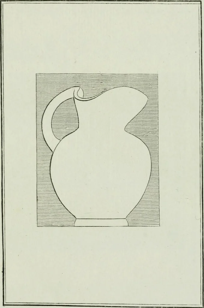 An illustration from Antiquités étrusques, grecques et romaines : ou les beaux vases étrusques, grecs et romains, et les peintures rendues avec les couleurs qui leur sont propres, 1787, leaf 132
