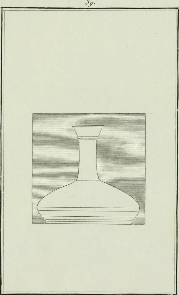 An illustration from Antiquités étrusques, grecques et romaines : ou les beaux vases étrusques, grecs et romains, et les peintures rendues avec les couleurs qui leur sont propres, 1787, leaf 198