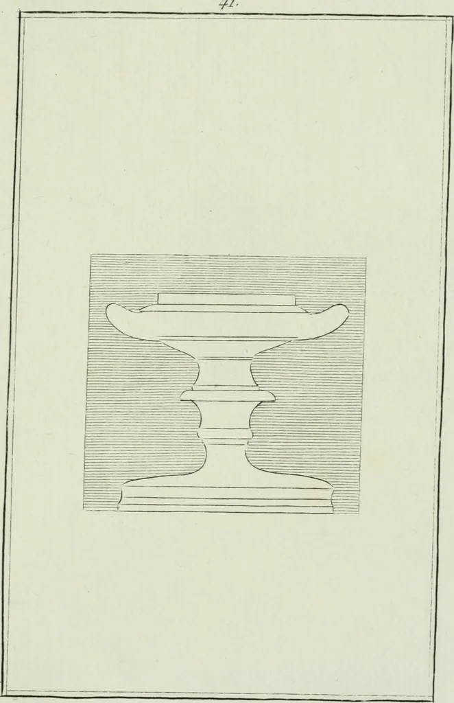 An illustration from Antiquités étrusques, grecques et romaines : ou les beaux vases étrusques, grecs et romains, et les peintures rendues avec les couleurs qui leur sont propres, 1787, leaf 202