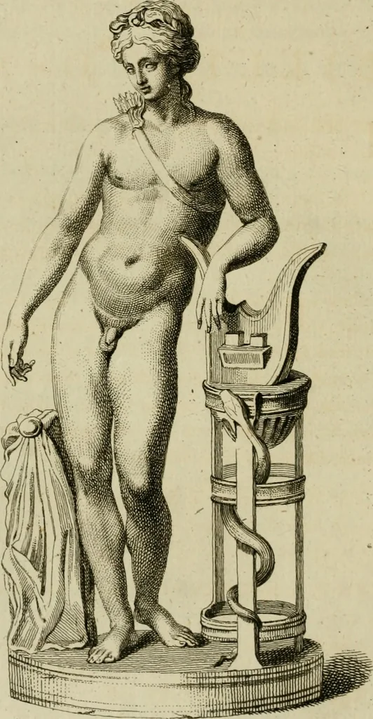 An illustration from A description of the antiquities and curiosities in Wilton-House : illustrated with twenty-five engravings of some of the capital statues, bustos and relievos : in this work are introduced the anecdotes and remarks of Thomas earl of Pembroke, who collected these antiques, now first published from His Lordship's mss., 1769, leaf 117