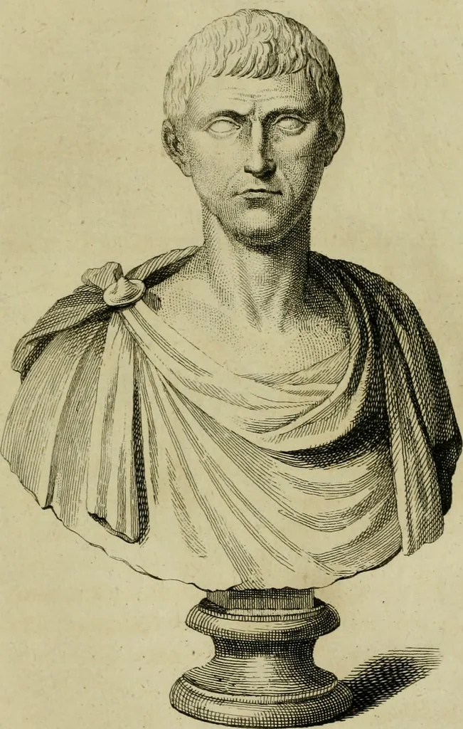 An illustration from A description of the antiquities and curiosities in Wilton-House : illustrated with twenty-five engravings of some of the capital statues, bustos and relievos : in this work are introduced the anecdotes and remarks of Thomas earl of Pembroke, who collected these antiques, now first published from His Lordship's mss., 1769, leaf 154