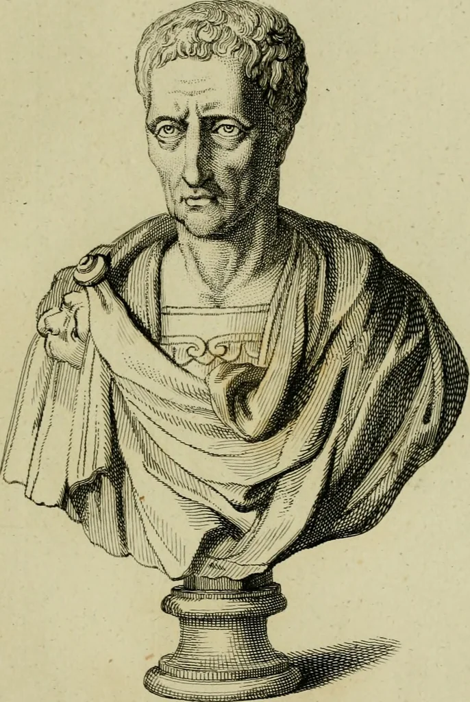 An illustration from A description of the antiquities and curiosities in Wilton-House : illustrated with twenty-five engravings of some of the capital statues, bustos and relievos : in this work are introduced the anecdotes and remarks of Thomas earl of Pembroke, who collected these antiques, now first published from His Lordship's mss., 1769, leaf 156