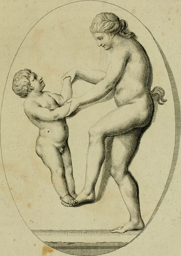 An illustration from A description of the antiquities and curiosities in Wilton-House : illustrated with twenty-five engravings of some of the capital statues, bustos and relievos : in this work are introduced the anecdotes and remarks of Thomas earl of Pembroke, who collected these antiques, now first published from His Lordship's mss., 1769, leaf 82