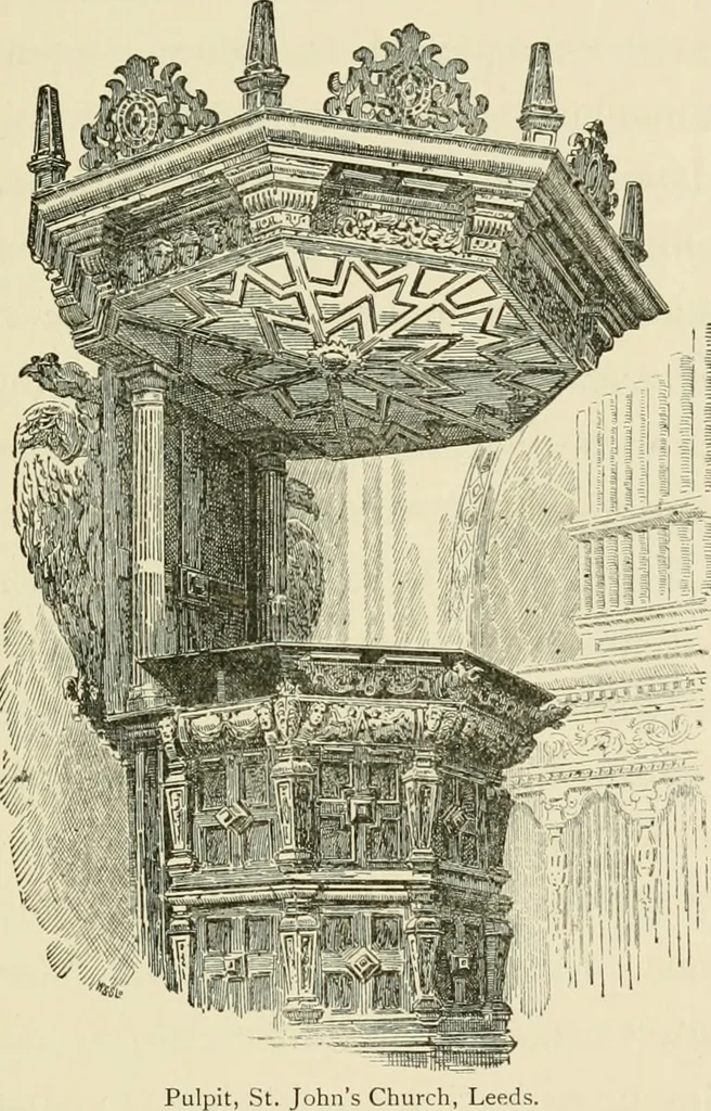 An illustration from Antiquities and curiosities of the church, 1897, leaf 142