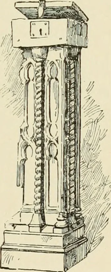An illustration from Antiquities and curiosities of the church, 1897, leaf 168