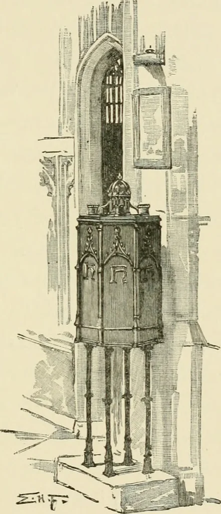 An illustration from Antiquities and curiosities of the church, 1897, leaf 170
