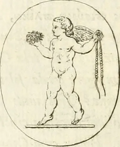 An illustration from Antiquities explained : being a collection of figured gems, illustrated by similar descriptions taken from the classics, 1737, leaf 149