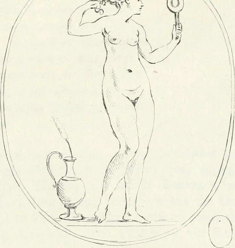 An illustration from Antiquities explained : being a collection of figured gems, illustrated by similar descriptions taken from the classics, 1737, leaf 164