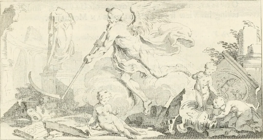 An illustration from Antiquities explained : being a collection of figured gems, illustrated by similar descriptions taken from the classics, 1737, leaf 56