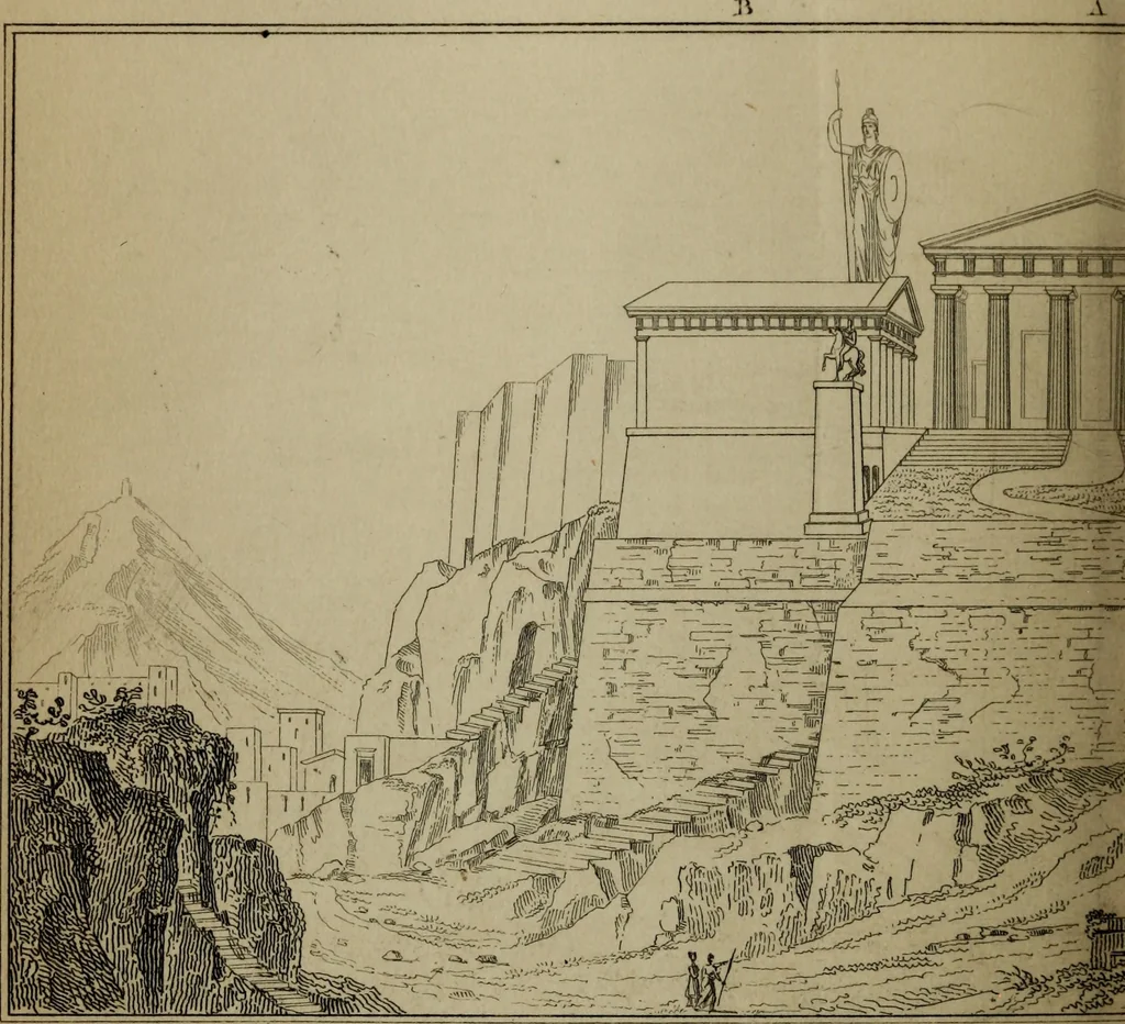 An illustration from The antiquities of Athens and other monuments of Greece, 1858, leaf 169