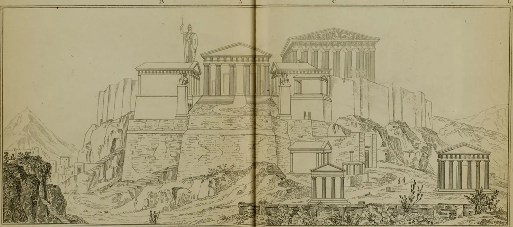 An illustration from The antiquities of Athens and other monuments of Greece, 1858, leaf 171