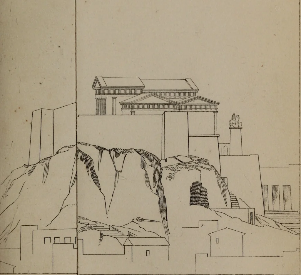 An illustration from The antiquities of Athens and other monuments of Greece, 1858, leaf 173