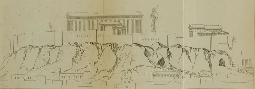 An illustration from The antiquities of Athens and other monuments of Greece, 1858, leaf 175
