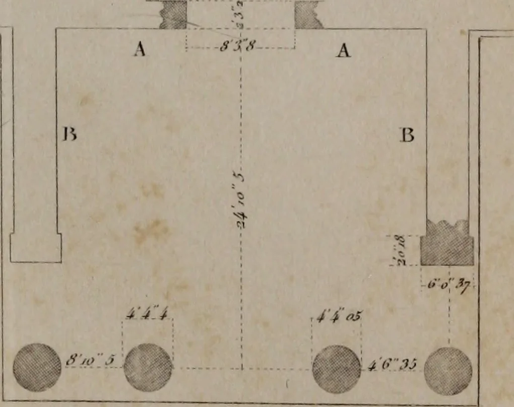 An illustration from The antiquities of Athens and other monuments of Greece, 1858, leaf 177